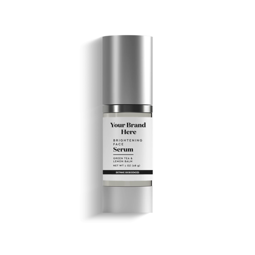 Brand In A Box - Brightening Face Serum - Clear Bottle with Silver Cap - Botanic Biosciences